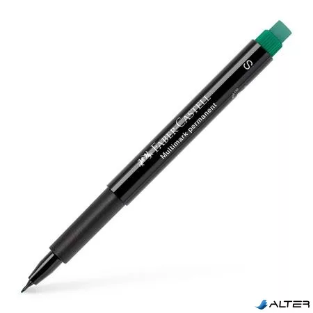 Alkoholos marker, OHP, 0,4 mm, FABER-CASTELL "Multimark 1523", zöld