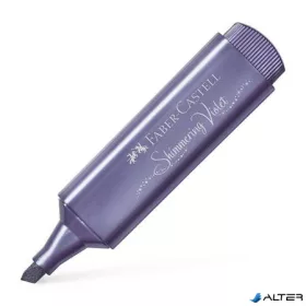   Szövegkiemelő, 1-5 mm, FABER-CASTELL "1546", metál lila