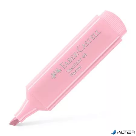 Szövegkiemelő, 1-5 mm, FABER-CASTELL "1546 Pastel", pasztell rózsaszín