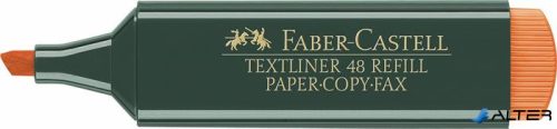 Szövegkiemelő, 1-5 mm, FABER-CASTELL, "Textliner 48", narancs