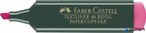 Szövegkiemelő, 1-5 mm, FABER-CASTELL, "Textliner 48", rózsaszín