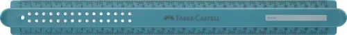 Vonalzó, műanyag, törhetetlen, 30 cm, FABER-CASTELL 'Sparkle', vegyes színek