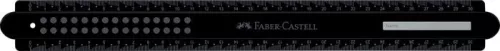 Vonalzó, műanyag, törhetetlen, 30 cm, FABER-CASTELL 'Pöttyös', vegyes színek