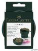 Ecsettál, műanyag, FABER-CASTELL "Click&Go", zöld