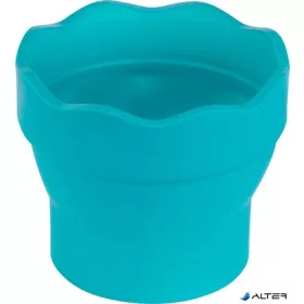   Ecsettál, műanyag, FABER-CASTELL "Click&Go", türkiz