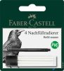 Pótbél precíziós radírstifthez, 4 darabos, FABER-CASTELL