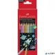 Színes ceruza készlet, hatszögletű, FABER-CASTELL, 10 különböző metál szín
