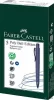 Golyóstoll, 1 mm, XB, nyomógombos tolltest, kék alkonyat tolltest, FABER-CASTELL "Poly Ball Urban", kék