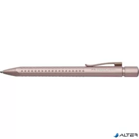   Golyóstoll, 1 mm, XB, nyomógombos, rózsaszín tolltest, FABER-CASTELL "Grip 2010 Harmony", kék