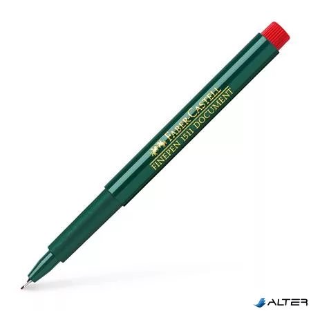 Tűfilc, 0,4 mm, FABER-CASTELL 'Finepen 1511', piros