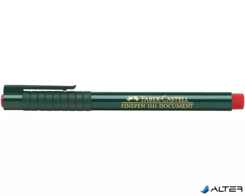 Tűfilc, 0,4 mm, FABER-CASTELL 'Finepen 1511', piros