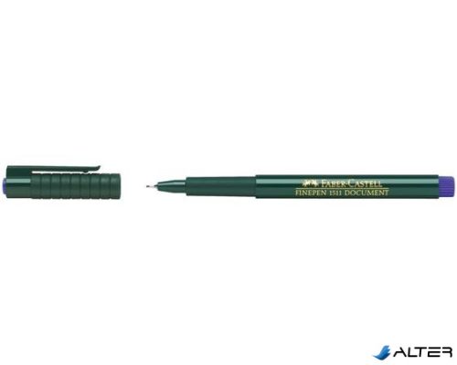 Tűfilc, 0,4 mm, FABER-CASTELL "Finepen 1511", kék