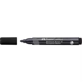   Alkoholos marker, 2,8 mm, kúpos, FABER-CASTELL "Multimark Winner 23", fekete