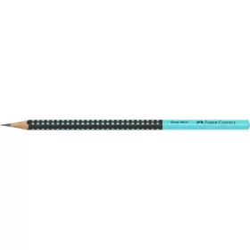   Grafitceruza, HB, háromszögletű, FABER-CASTELL 'Grip 2001', fekete, türkiz