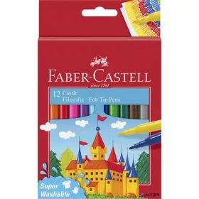   Filctoll készlet, FABER-CASTELL, 12 különböző szín'Castle'