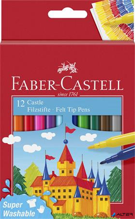 Filctoll készlet, FABER-CASTELL, 12 különböző szín'Castle'
