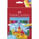 Filctoll készlet, FABER-CASTELL, 12 különböző szín'Castle'