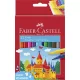 Filctoll készlet, FABER-CASTELL, 12 különböző szín'Castle'