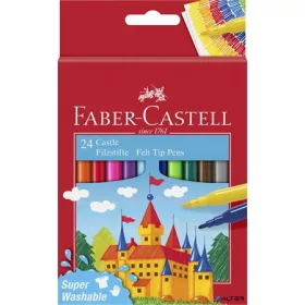   Filctoll készlet, FABER-CASTELL, 24 különböző szín 'Castle'