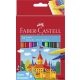 Filctoll készlet, FABER-CASTELL, 24 különböző szín 'Castle'