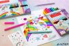 Filctoll készlet, FABER-CASTELL "Unikornis" 10 különböző szín + 3 csillámos