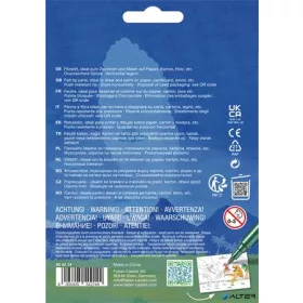   Filctoll készlet, FABER-CASTELL 'Dinoszaurusz' 10 különböző szín + 3 metál