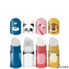 Hegyező, egylyukú, tartályos, radírral, display, FABER-CASTELL "Faces", vegyes minták