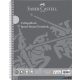 Spirálfüzet, A4, kockás, 80 lap, perforált, lyukasztott, FABER-CASTELL
