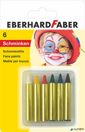 Arcfesték, EBERHARD FABER, mini, 6 különböző szín