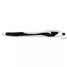   Golyóstoll, 0,4 mm, nyomógombos, vegyes színű test, GRANIT "D520", kék