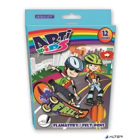   Filctoll készlet, GRANIT 'Arti Kids', 12 különböző szín