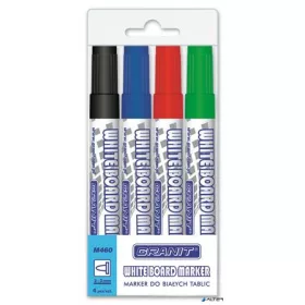   Táblamarker készlet, 2-3 mm, kúpos, GRANIT "M460", 4 különböző szín