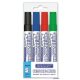 Táblamarker készlet, 2-3 mm, kúpos, GRANIT "M460", 4 különböző szín