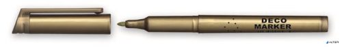 Dekormarker, 1 mm, kúpos, GRANIT 'M850', arany