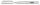 Dekormarker, 1 mm, kúpos, GRANIT 'M850', fehér