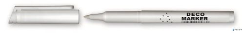 Dekormarker, 1 mm, kúpos, GRANIT 'M850', fehér