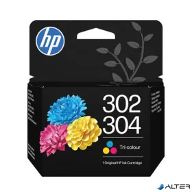   B7RT6AE Tintapatron DeskJet 2620 nyomtatókhoz, HP 302/304, színes, 150 oldal