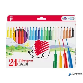   Filctoll készlet, 1 mm, ICO "Süni 300", 24 különböző szín