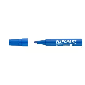   Flipchart marker, 1-3 mm, kúpos, ICO "Artip 11", kék
