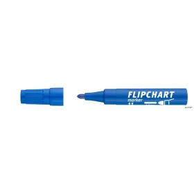   Flipchart marker, 1-3 mm, kúpos, ICO "Artip 11", kék