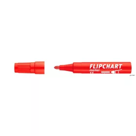   Flipchart marker, 1-3 mm, kúpos, ICO "Artip 11", piros