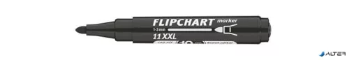 Flipchart marker, 1-3 mm, kúpos, ICO "Artip 11 XXL", fekete