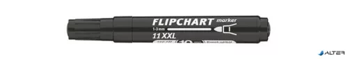 Flipchart marker, 1-3 mm, kúpos, ICO "Artip 11 XXL", fekete