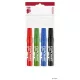 Flipchart marker készlet, 1-4 mm, vágott, ICO "Artip 12", 4 különböző szín