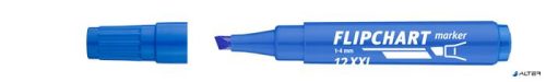 Flipchart marker, 1-4 mm, vágott, ICO "Artip 12 XXL", kék