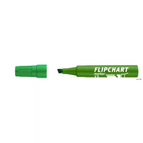   Flipchart marker, 1-4 mm, vágott, ICO "Artip 12 ", zöld