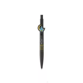   Golyóstoll, 0,8 mm, nyomógombos, ICO "Astronaut", fekete-fehér