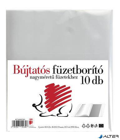 Füzetborító, A4, PP, víztiszta, ICO "Süni"