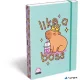 Füzetbox, A4, LIZZYSULI, Lollipop Capybara, zöld