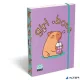 Füzetbox, A5, LIZZYSULI, Lollipop Capybara, zöld